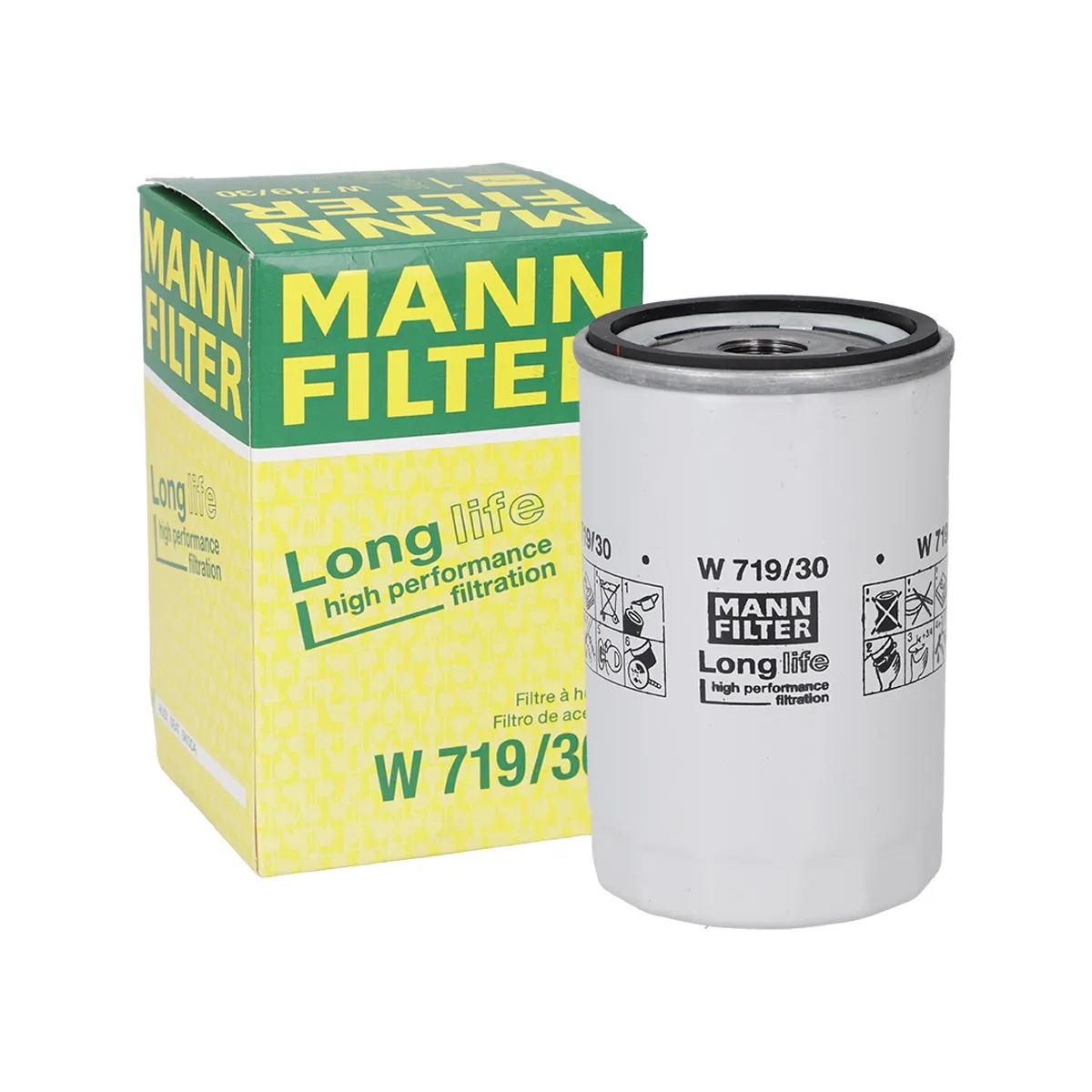 Filtro de aceite W719/30 - W719/5 Mann Filter Long Life (Este es un repuesto de ejemplo)
